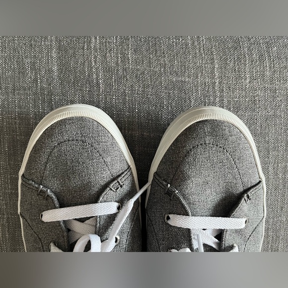 Sperry Crest Dark Gray Charcoal Sparkle Vibe Sneaker Womens 12 Y2K RARE - Picture 8 of 9